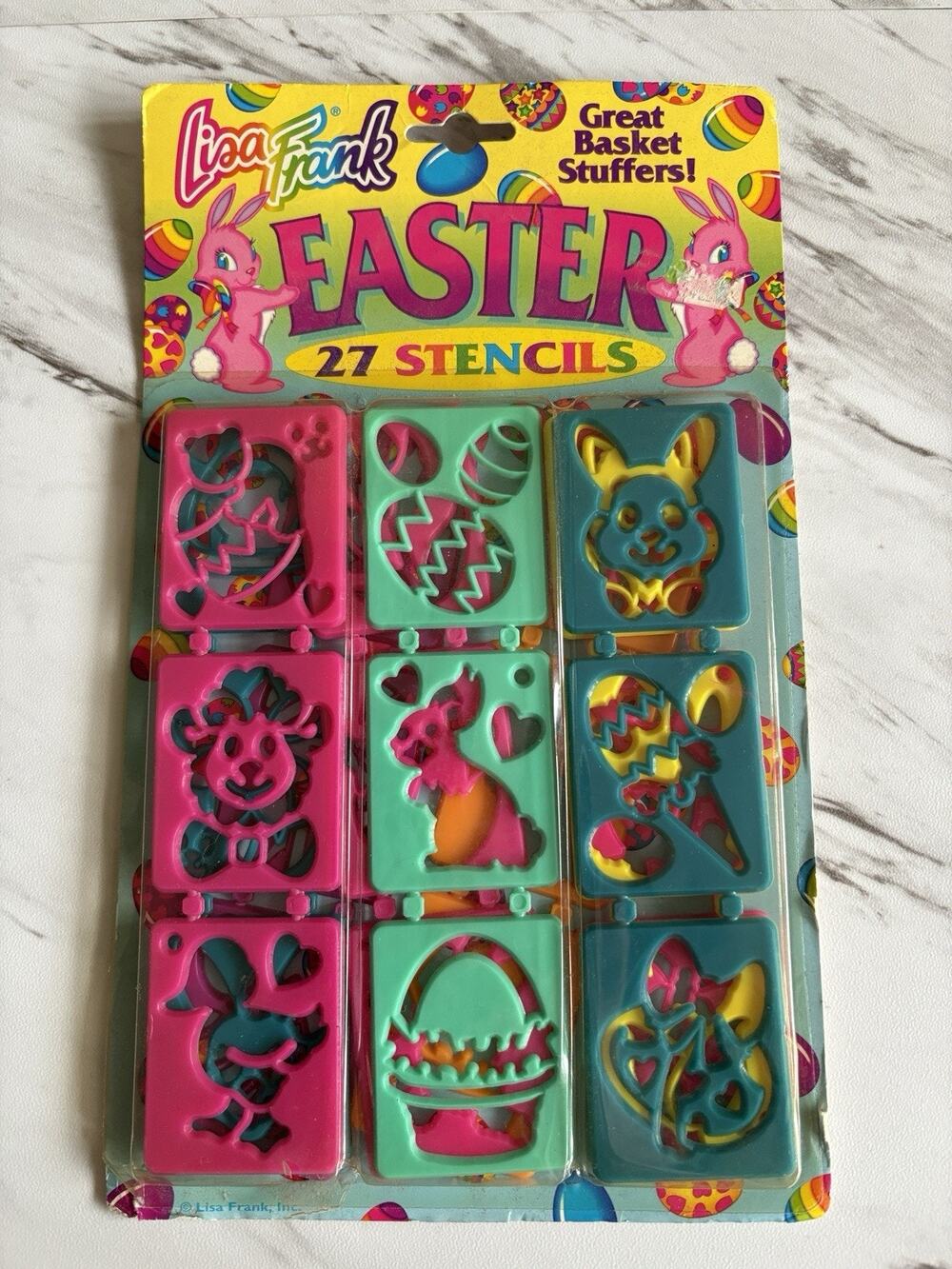 VTG Lisa Frank Easter Bunny Stencil Pack - For Millennials Who Peaked In The 90s